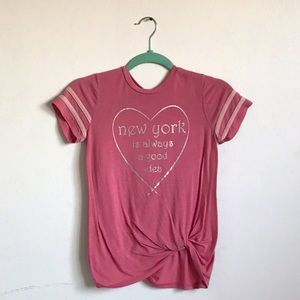 Poof Girl “New York is always a good idea” top